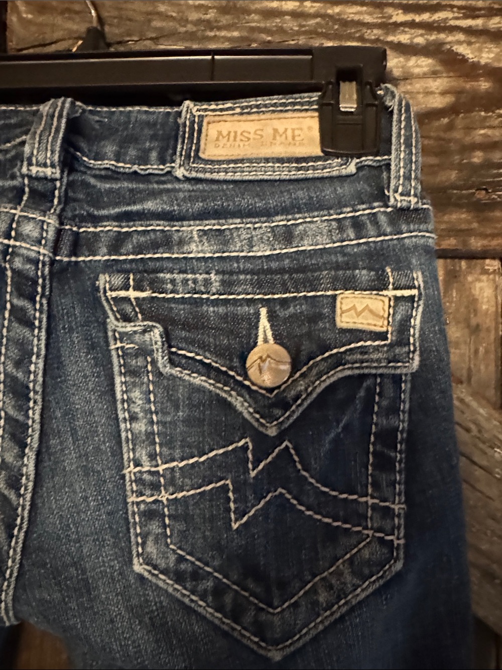 Miss Me Irene Bootcut Jeans with Embroidered Back Pockets - Picture 2 of 6